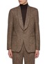 Main View - Click To Enlarge - LARDINI - Attitude Wool Donegal Tweed Dinner Jacket