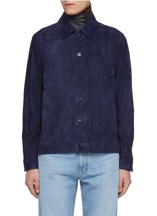 Main View - Click To Enlarge - EQUIL - Pocket Suede Shirt Jacket