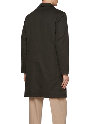 Back View - Click To Enlarge - EQUIL - Detachable Liner Gabardine Raincoat