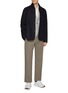 Figure View - Click To Enlarge - EQUIL - Patch Pocket Virgin Wool Cashmere Blend Jersey Blazer