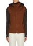 Main View - Click To Enlarge - EQUIL - Detachable Hood Stand Collar Cashmere Vest