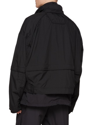 Back View - Click To Enlarge - JUUN.J - Stand Collar Layered Windbreaker Jacket