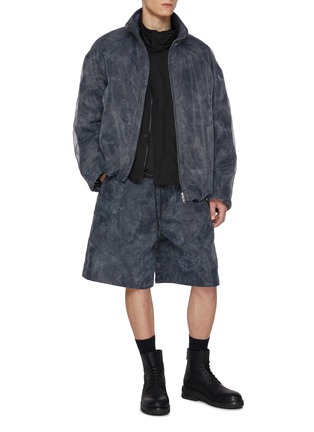 Figure View - Click To Enlarge - JUUN.J - Washed Mesh Layer Windbreaker Jacket