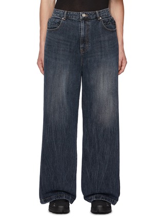 Main View - Click To Enlarge - JUUN.J - Double Back Waist Wide Leg Jeans
