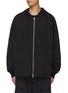 Main View - Click To Enlarge - JUUN.J - Zip Up Arm Pocket Hoodie