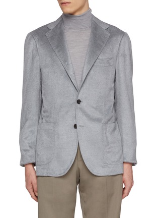 Main View - Click To Enlarge - RING JACKET - Single Breasted Cashmere Blazer