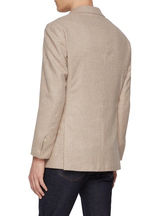 Back View - Click To Enlarge - RING JACKET - Single Breasted Cashmere Blazer