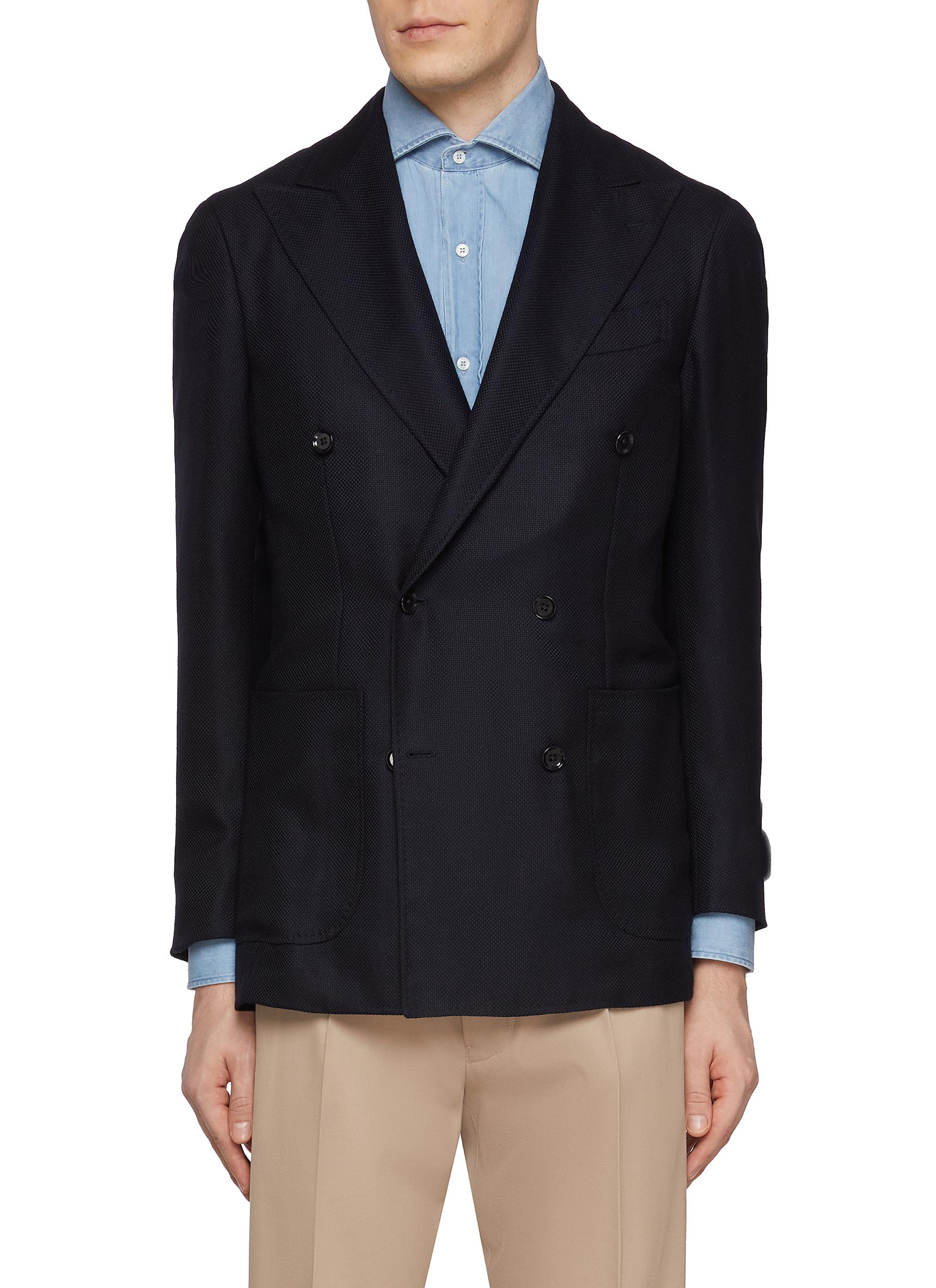 ジャケット Raw Lapel Jacket UMA WANG 24-25AW Set-Up Style -FASCINATE