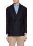 Main View - Click To Enlarge - RING JACKET - Peak Lapel Double Breasted Wool Blazer