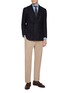 Figure View - Click To Enlarge - RING JACKET - Peak Lapel Double Breasted Wool Blazer