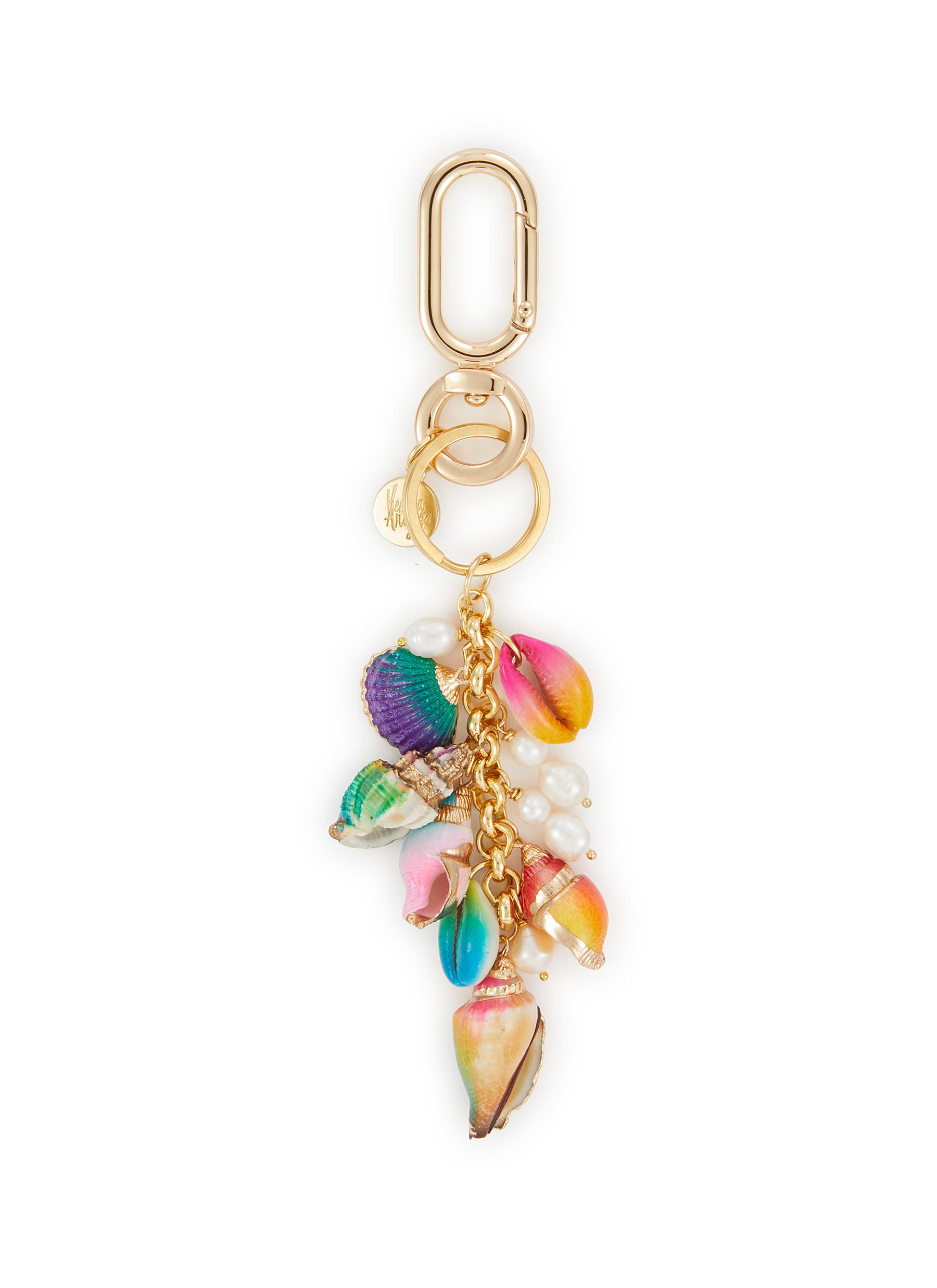 Rainbow Shells Key Chain