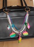 Front View - Click To Enlarge - VENESSA ARIZAGA - Rainboe Ocean Bag Charm