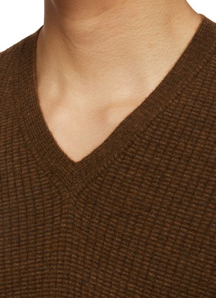  - THE ROW - Thayer V-Neck Extrafine Cashmere Silk Sweater