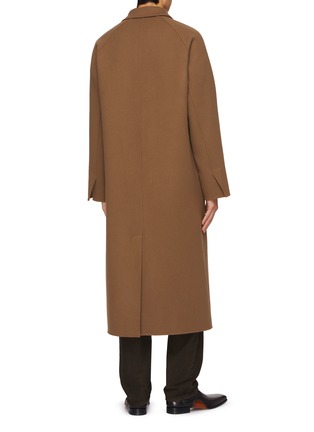 Back View - Click To Enlarge - THE ROW - Moliere Raglan Sleeve Wool Coat