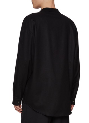 Back View - Click To Enlarge - THE ROW - Stendhal Wool Cashmere Shirt