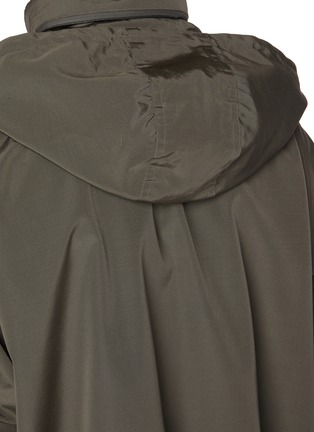  - THE ROW - Chon Hidden Hood Silk Wool Long Jacket