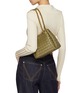 Figure View - Click To Enlarge - BOTTEGA VENETA - Small Parachute Chain Intrecciato Leather Shoulder Bag