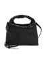 Main View - Click To Enlarge - BOTTEGA VENETA - Mini Hop Intrecciato Leather Crossbody Bag