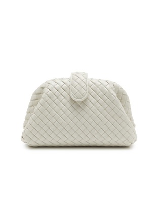 Main View - Click To Enlarge - BOTTEGA VENETA - Mini Lauren 80 Intrecciato Leather Cluch
