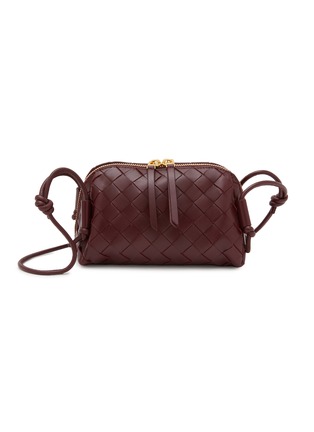 Main View - Click To Enlarge - BOTTEGA VENETA - Concert Intrecciato Leather Pouch Bag