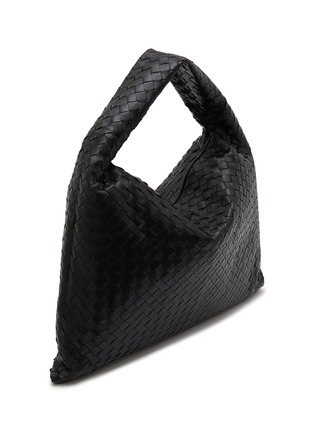 Detail View - Click To Enlarge - BOTTEGA VENETA - Large Hop Intrecciato Leather Shoulder Bag