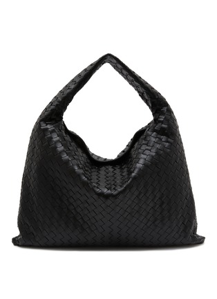 Main View - Click To Enlarge - BOTTEGA VENETA - Large Hop Intrecciato Leather Shoulder Bag