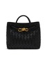 Main View - Click To Enlarge - BOTTEGA VENETA - Small Andiamo Intrecciato Leather Bag