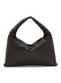 Main View - Click To Enlarge - BOTTEGA VENETA - Small Hop Intrecciato Leather Shoulder Bag