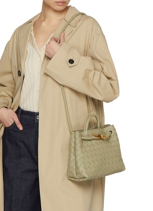 Figure View - Click To Enlarge - BOTTEGA VENETA - Small Andiamo Intrecciato Leather Shoulder Bag