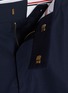  - THOM BROWNE - Typewriter RWB Grosgrain Chino Shorts