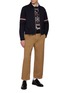 Figure View - Click To Enlarge - THOM BROWNE - Cropped Cotton Straight Leg Chino Pants