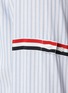  - THOM BROWNE - University Stripe RWB Armband Cotton Shirt