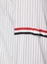  - THOM BROWNE - University Stripe RWB Armband Cotton Shirt