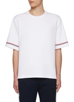 【THOM BROWNE】RWB Tシャツ【関税送料込】 THOM BROWNE | RWB Sleeves Cotton Rugby T-Shirt | Men | Lane