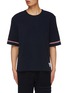 Main View - Click To Enlarge - THOM BROWNE - Rugby Fit RWB Detail T-Shirt