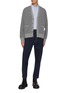 Figure View - Click To Enlarge - THOM BROWNE - Tonal 4-Bar Cardigan