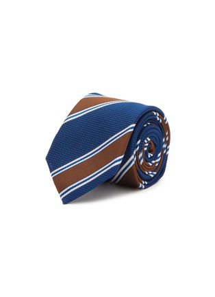 Main View - Click To Enlarge - STEFANOBIGI MILANO - Striped Silk Tie