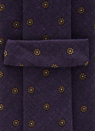 Detail View - Click To Enlarge - STEFANOBIGI MILANO - Floral Line Silk Tie