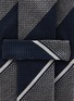 Detail View - Click To Enlarge - STEFANOBIGI MILANO - Striped Granadine Silk Tie