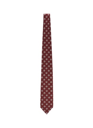 Figure View - Click To Enlarge - STEFANOBIGI MILANO - Dotted Silk Cotton Tie