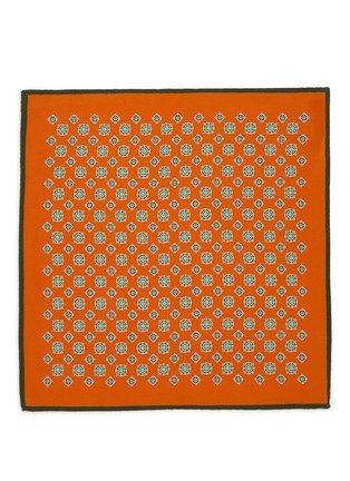 Figure View - Click To Enlarge - STEFANOBIGI MILANO - Big Dotted Silk Pocket Square