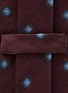 Detail View - Click To Enlarge - STEFANOBIGI MILANO - Dotted Silk Linen Tie