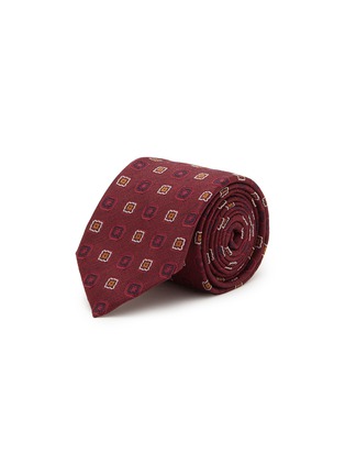 Main View - Click To Enlarge - STEFANOBIGI MILANO - Square Geometric Silk Tie