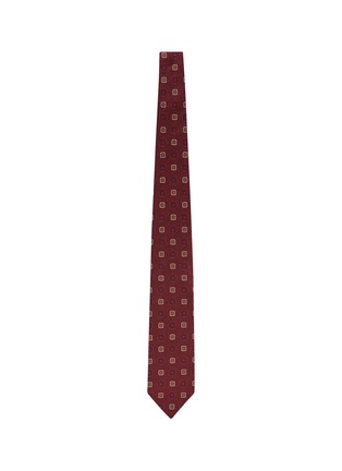 Figure View - Click To Enlarge - STEFANOBIGI MILANO - Square Geometric Silk Tie