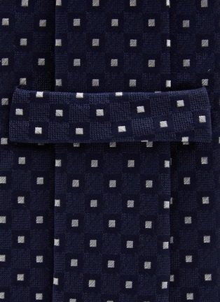 Detail View - Click To Enlarge - STEFANOBIGI MILANO - Pin Dotted Silk Satin Tie