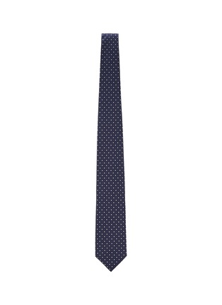 Figure View - Click To Enlarge - STEFANOBIGI MILANO - Pin Dotted Silk Satin Tie