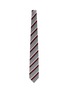 Figure View - Click To Enlarge - STEFANOBIGI MILANO - Pin Striped Silk Linen Tie