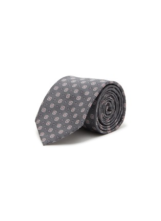 Main View - Click To Enlarge - STEFANOBIGI MILANO - Floral Dotted Silk Tie