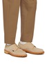 Figure View - Click To Enlarge - REGAL SHOE & CO. - Plain-Toe GTX Suede Blucher Shoes