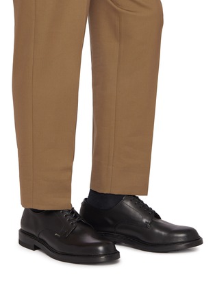 Figure View - Click To Enlarge - REGAL SHOE & CO. - Plain-Toe GTX Leather Blucher Shoes